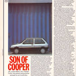 Son Of Cooper! MG Metro Turbo 1