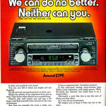 Audioline car radio advert