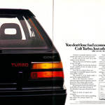 Mitsubishi Colt Turbo advert